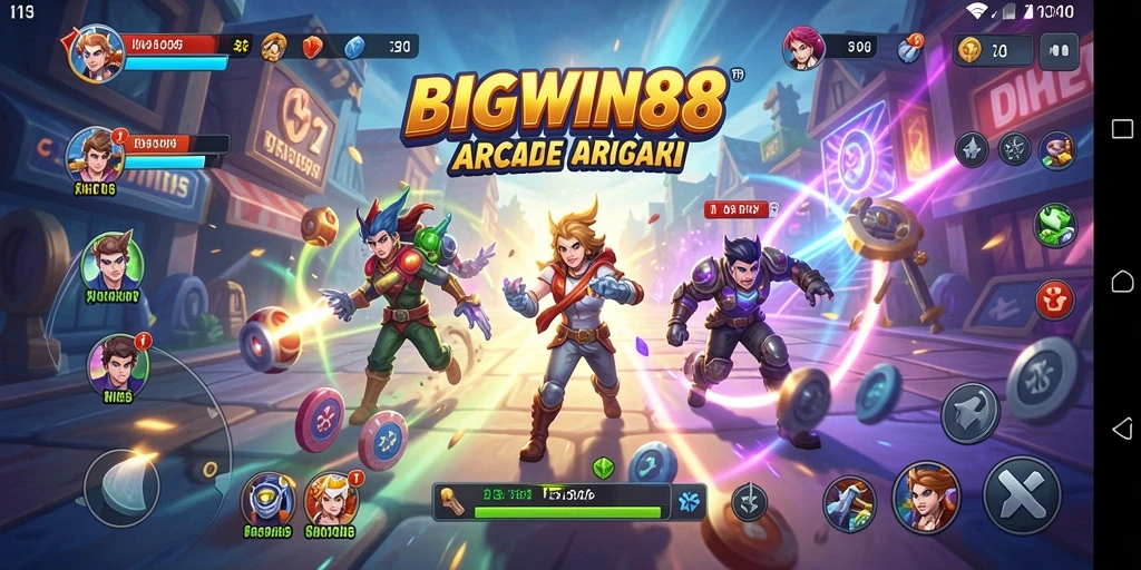 Screenshot utama BIGWIN88 menampilkan gameplay yang seru dan penuh tantangan.