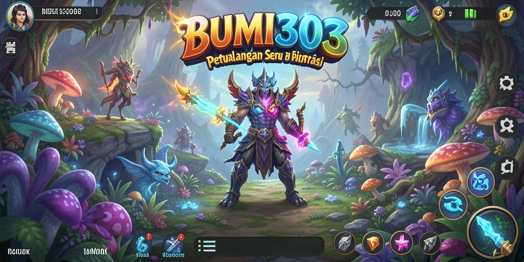 Screenshot BUMI303 menampilkan aksi seru dalam petualangan.