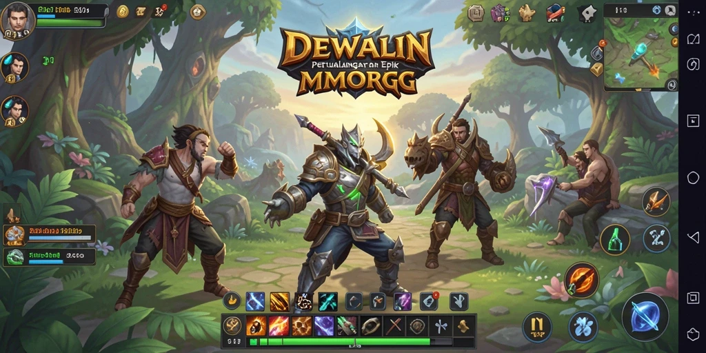 Screenshot gameplay DEWALIN menampilkan aksi seru dan grafis memukau.