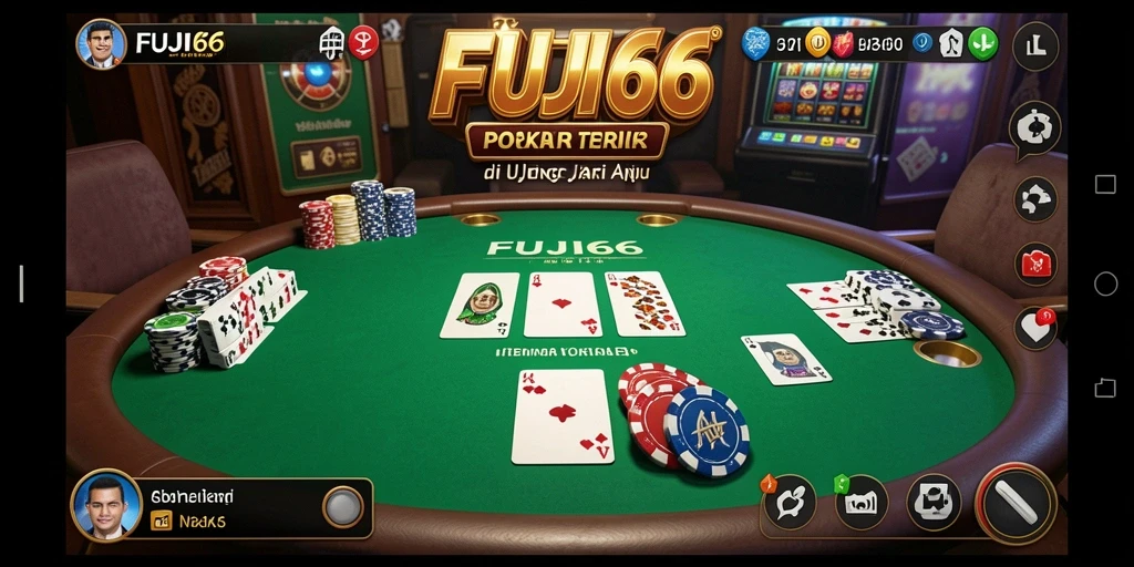 Screenshot FUJI66 menampilkan gameplay Poker yang menarik.