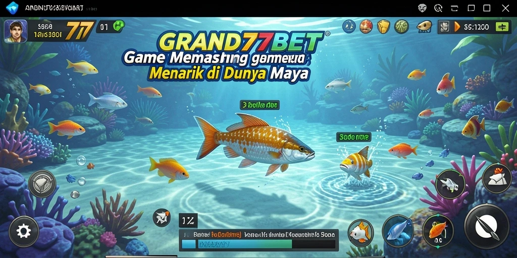 Tangkapan ikan besar di dalam permainan GRAND77BET.