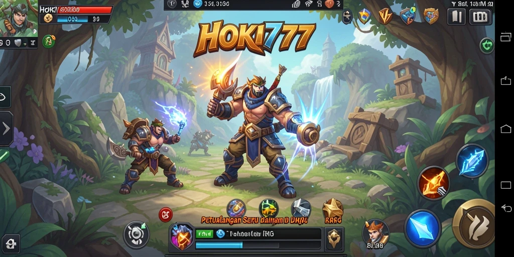 Tampilan gameplay HOKI777 yang menggugah semangat petualangan.
