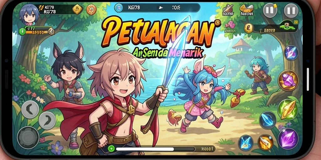 Screenshot utama KG778 menampilkan aksi menegangkan dalam game Anime.