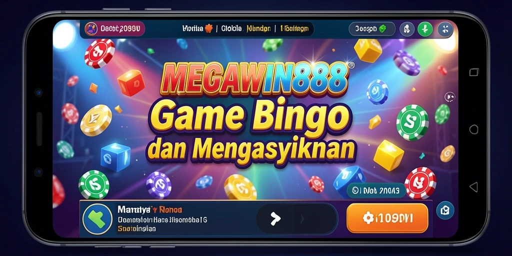 Tampilan gameplay Bingo yang seru dan interaktif di MEGAWIN888.