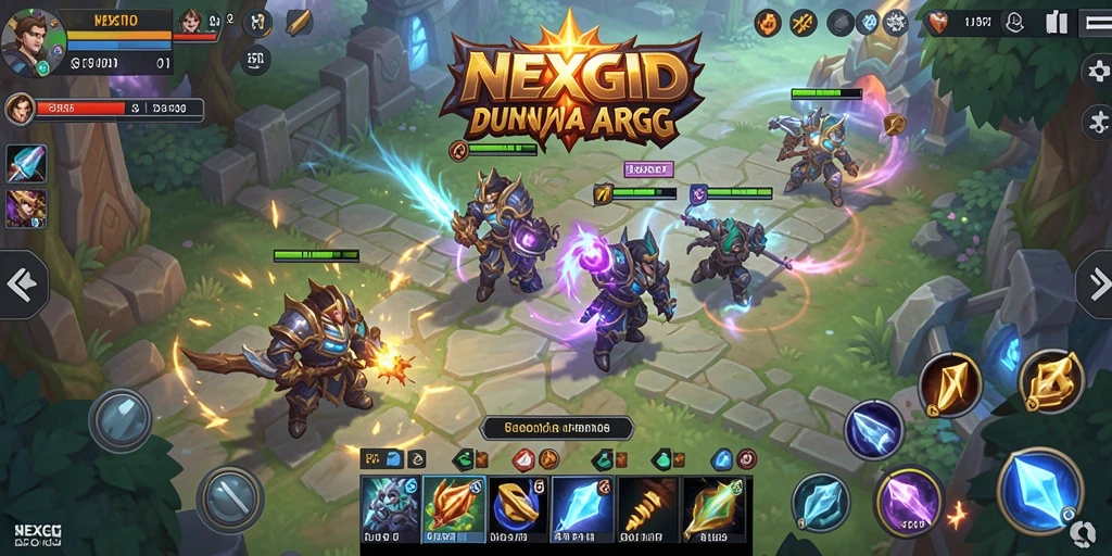 Gameplay seru dalam dunia fantasi NEXGID.