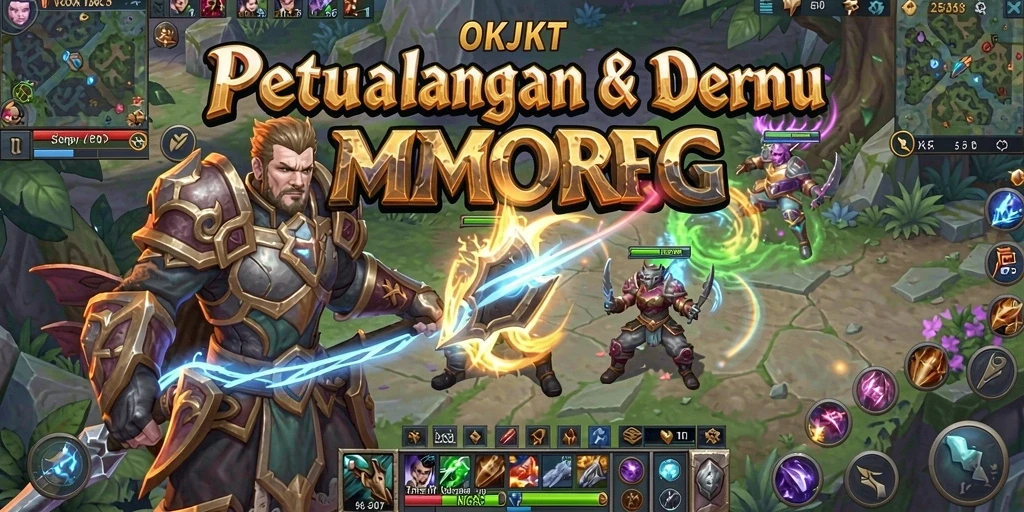 Tampilan gameplay seru dalam OKJKT yang menarik perhatian pemain.