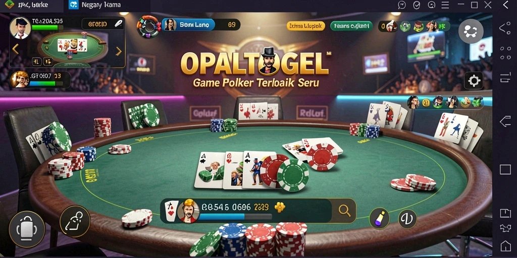 Tampilan gameplay seru dan menegangkan di OPALTOGEL.
