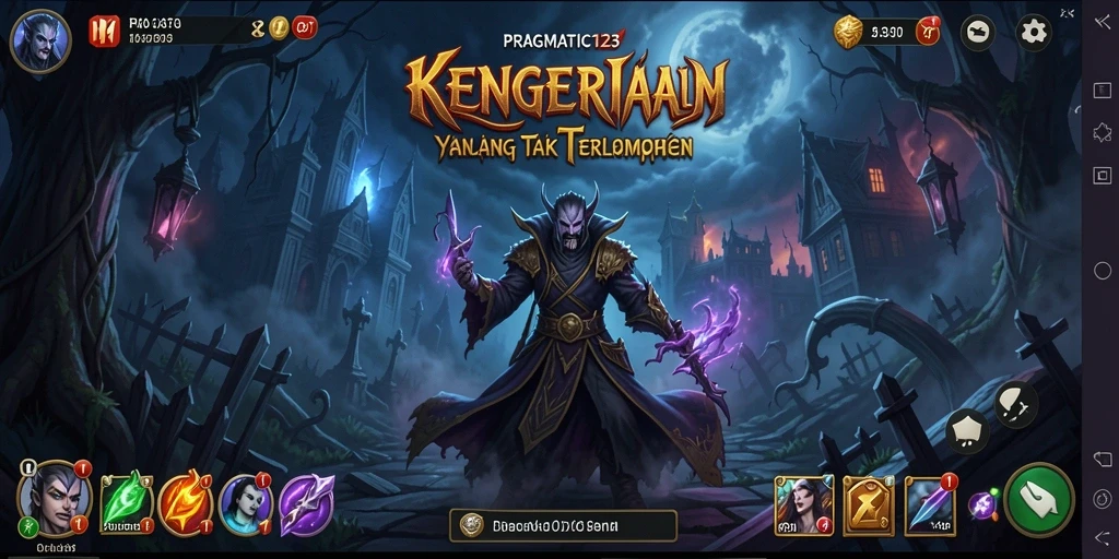 Screenshot gameplay menampilkan suasana Horror yang mencekam dan menegangkan.