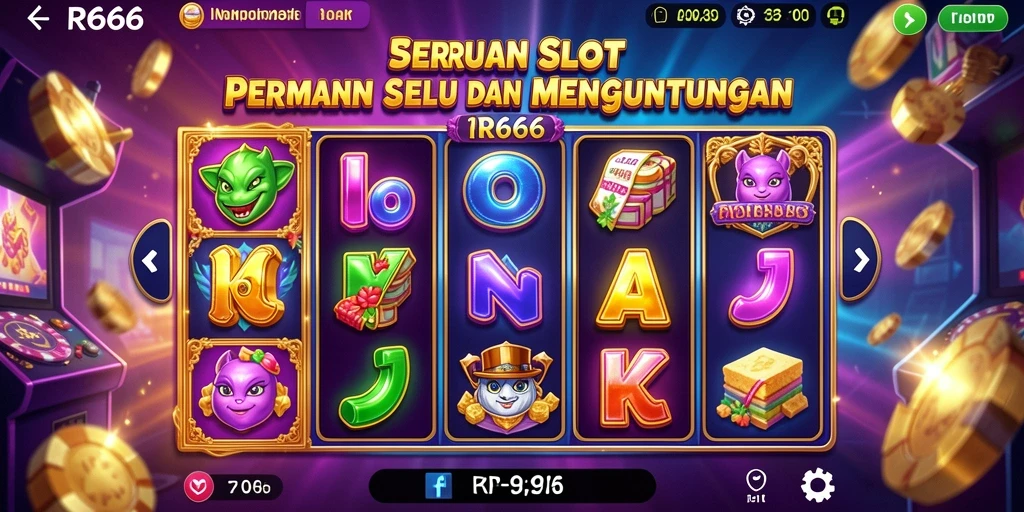 Tampilan gameplay menarik dan penuh warna dari RR666.
