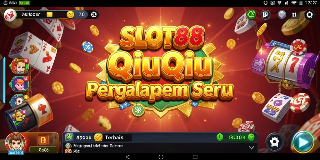 Tampilan menawan gameplay QiuQiu di SLOT88.