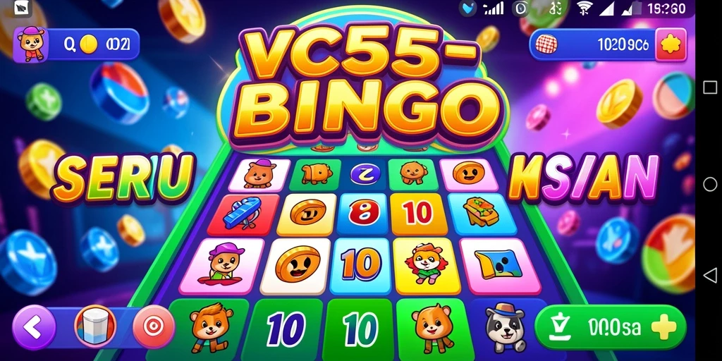 Tampilan menarik dari gameplay Bingo di VC55 yang menggugah selera.