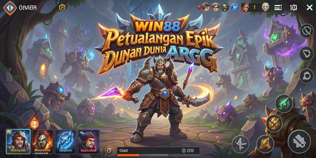 Gameplay dinamis dan penuh aksi di dunia fantasi WIN88.